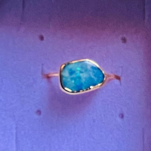 Customer photo from jtportfoliore, Raw Australian Opal Ring