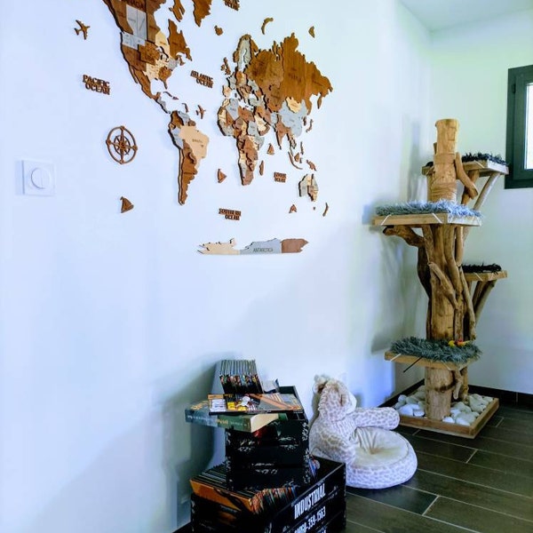 Wood World Map Wooden Wall Map - Iap 600x600.6005615684 P1ag6aei