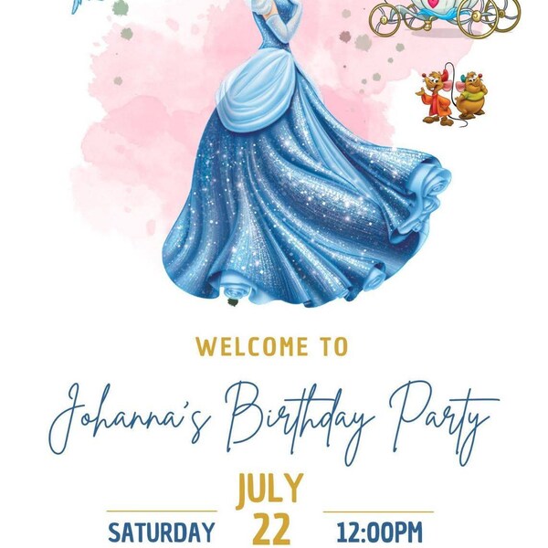 Editable Moana Birthday Invitation Template, Printable Birthday Party ...