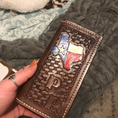 Custom Handmade Texas Wallets - Etsy