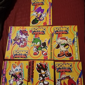 Sonic Mania Plus 4x6 Inch Glossy Prints Stylized Characters -  Sweden