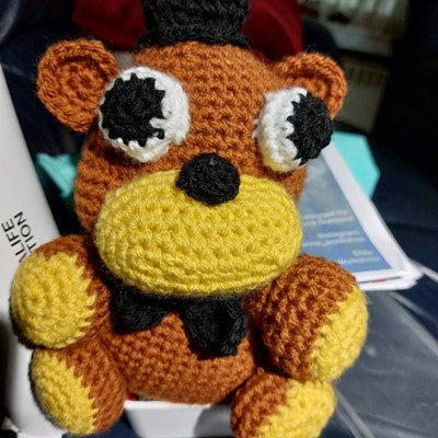 Freddy Fazbear Plush Crochet Pattern Etsy