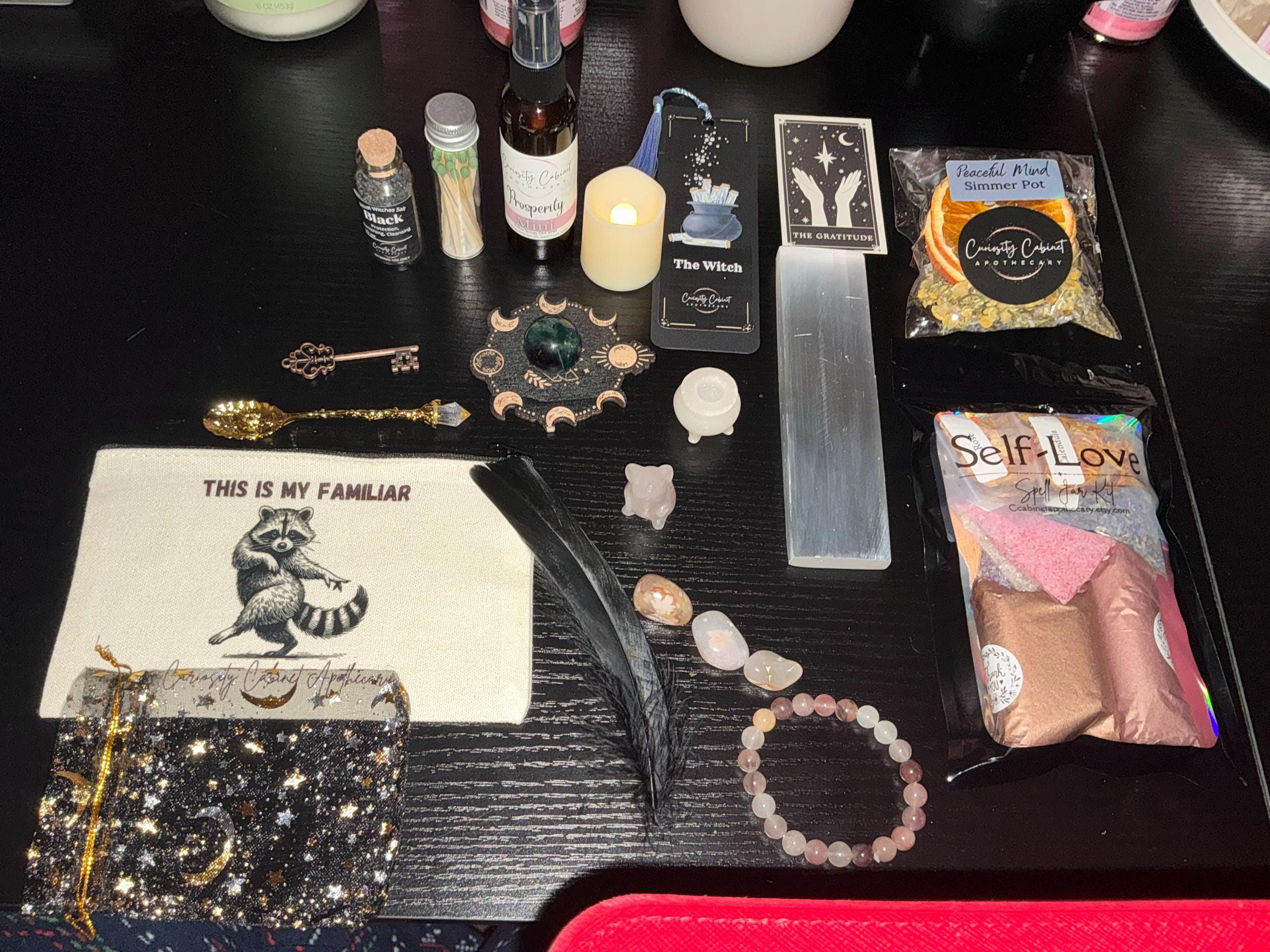 Large Witchcraft Mystery Box Gift Set - Surprise Witchcraft DIY Occult - Blind Date with a Witch - Witchy Gifts - Boo Basket