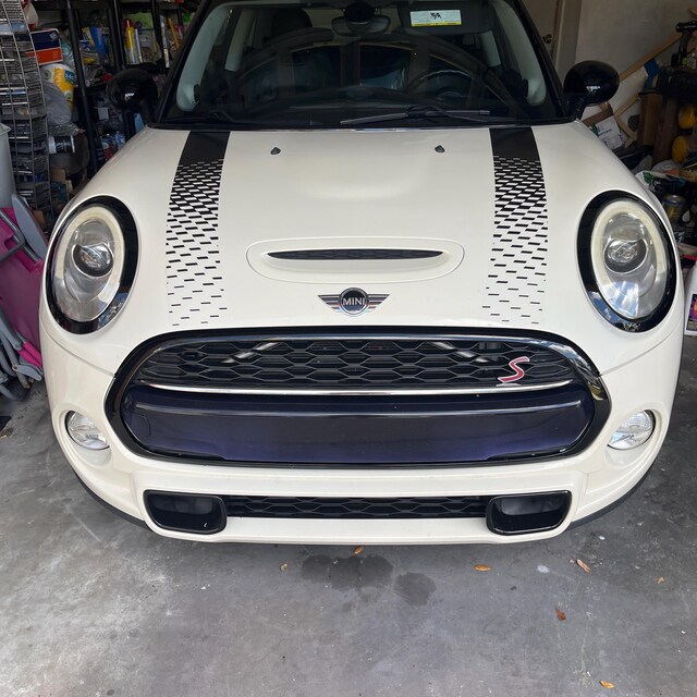 for MINI Cooper S F55 F56 Car Hood Bonnet Stripes Decals Stickers Graphics Black for MINI Cooper S F55 F56 Car Hood Bonnet Stripes Decals Stickers Graphics Black