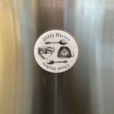 Clean Dishes Dirty Dishes Magnet Dishwasher Magnet Kitchen - Etsy