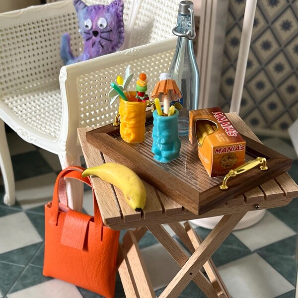 Watermelon 1/6 Scale Food, A Slice of Watermelon, Dollhouse Miniatures ...