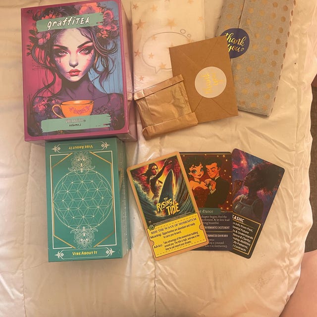 240 Cards Gossip Tea Deck Graffitea Volume 2 for Karmic, Twin