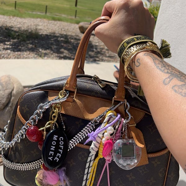 Keychain Y2k Rope Y2k Rope Bag Charms: Stylish Keychain Accessories - Etsy