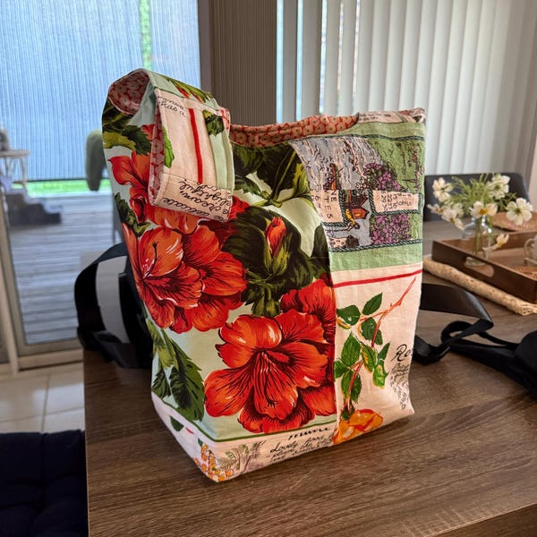 Vanessa Market Bag Sewing Pattern PDF | Reusable Shopping Bag | Easy ...