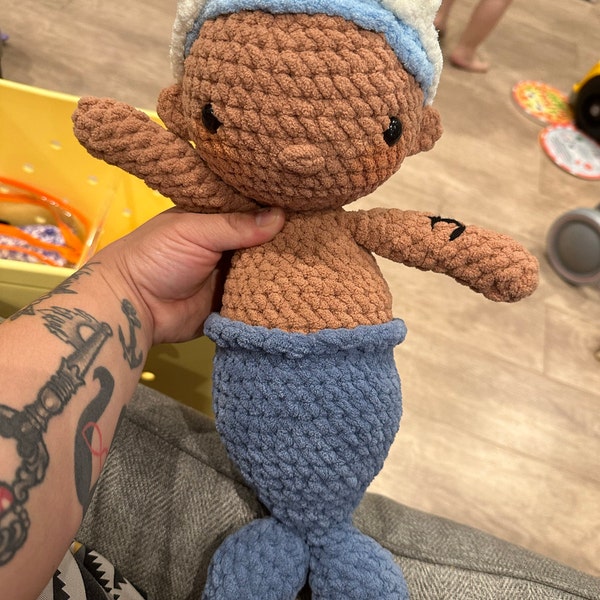 Merboy Octopus The Original Merboys Amigurumi Pattern, Crochet Merboy Plushie Pattern ...