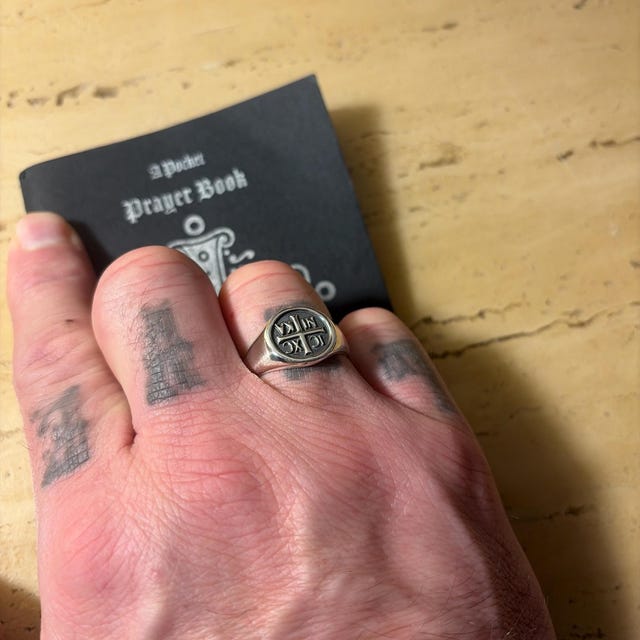 Sterling Silver Men Ring IC XC NI Ka Jesus Christ Winner Solid