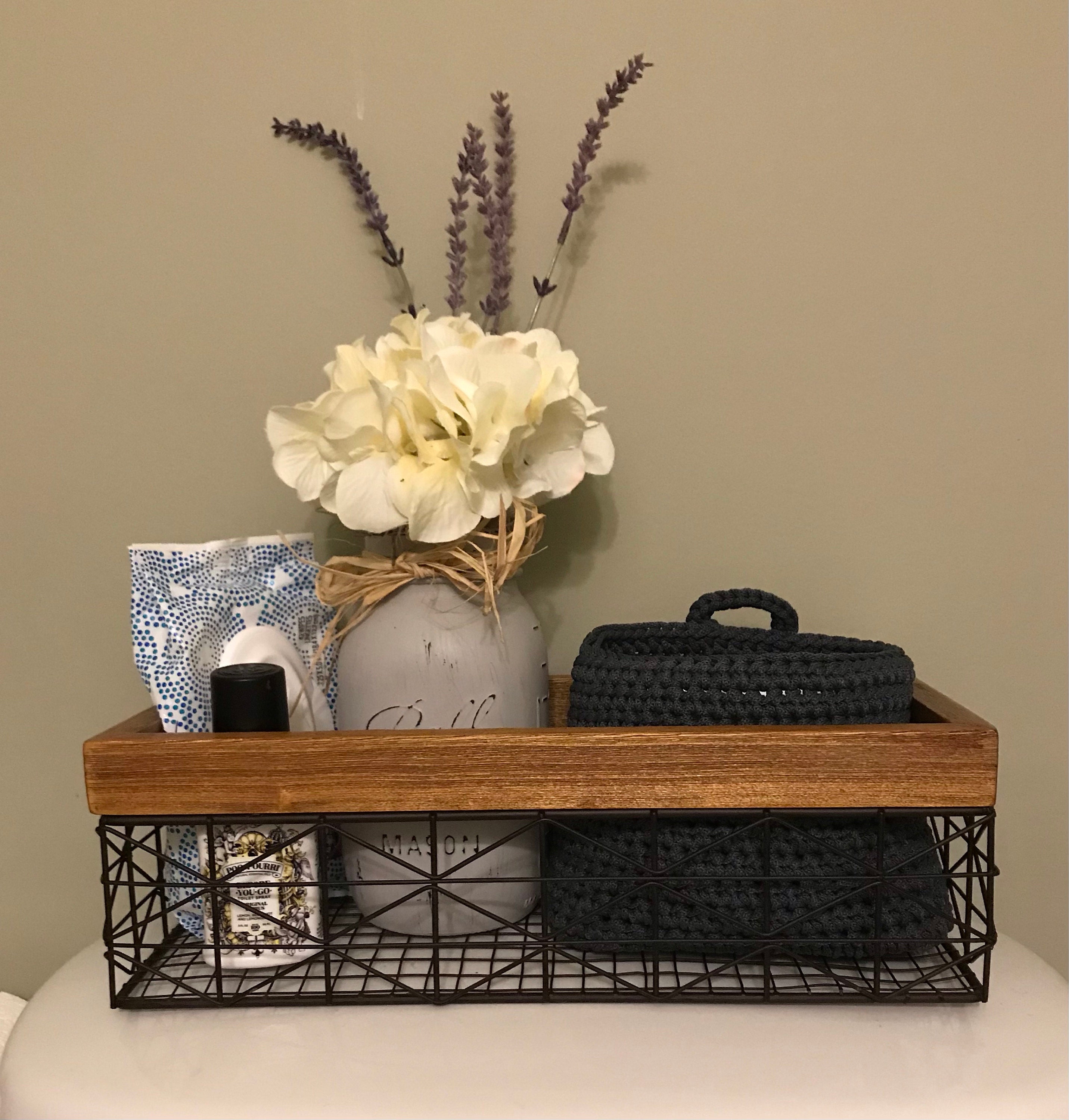 Bathroom Toilet Tray, Toilet Tank Tray, Modern Bathroom Decor, New Home