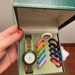 gucci changeable face watch