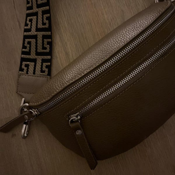 Leder-Schultergurt Für Taschen (honigfarben) – Verstellbar 100-120 Cm, Breite 1,5 Cm, Mit Metallhaken