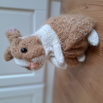 Cinnamon Dutch Rabbit KNITTING PATTERN - Etsy