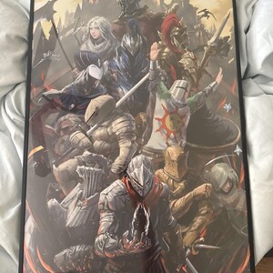 Dark Souls Characters - Video Game Art Poster - Etsy