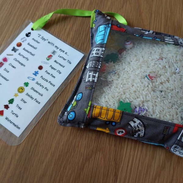 I Spy Bag, Sensory Bag, Discovery Bag, Fidget Bag, Eye Spy Bag, Quiet ...