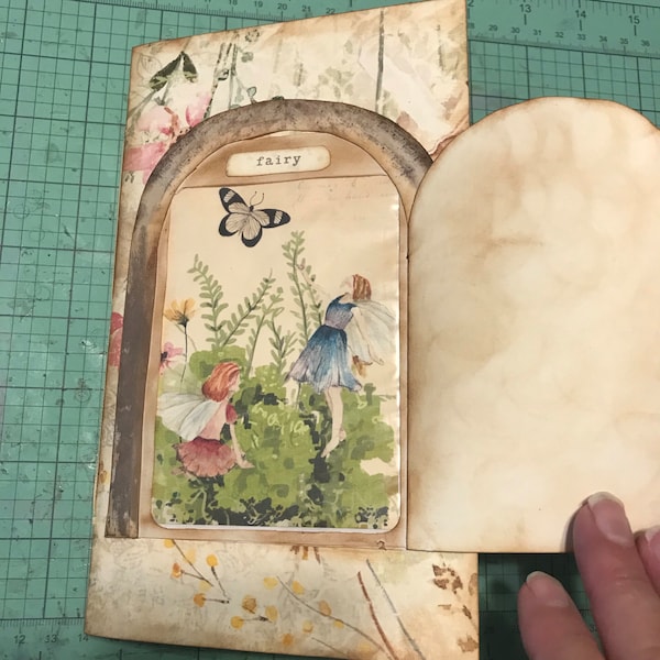 Fairy Garden Junk Journal Kit, Fairies Forest Door Cottagecore Magic ...