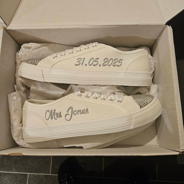 Personalised Wedding Shoes, Custom Bridal Shoes, Bridesmaid Pumps ...