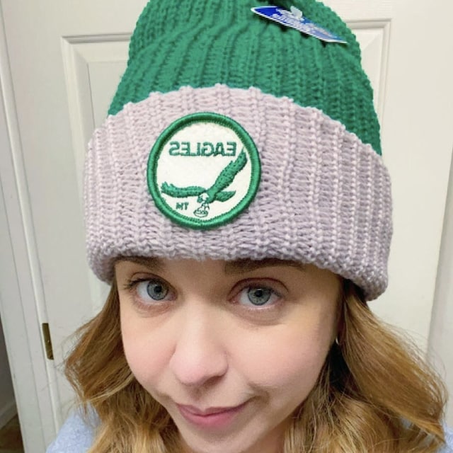 Vintage Philadelphia Eagles Knit Winter Hat Etsy