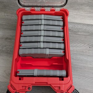 Storage Insert for Milwaukee PACKOUT | Holds 10 PMAG Magazines