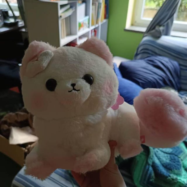 Lily Sakura Cherry Blossom Snowfox Plush - Etsy