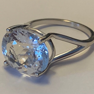 2ct Emerald Cut Engagement Ring Minimalist Engagement Ring - Etsy