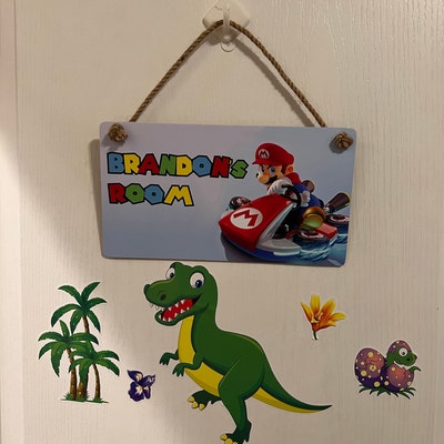 Kids Personalized Bedroom Door and Wall Hanging Sign Custom - Etsy