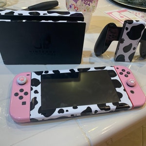 Nintendo Switch Skin // Pink Cow Design // 3M High Quality Full ...