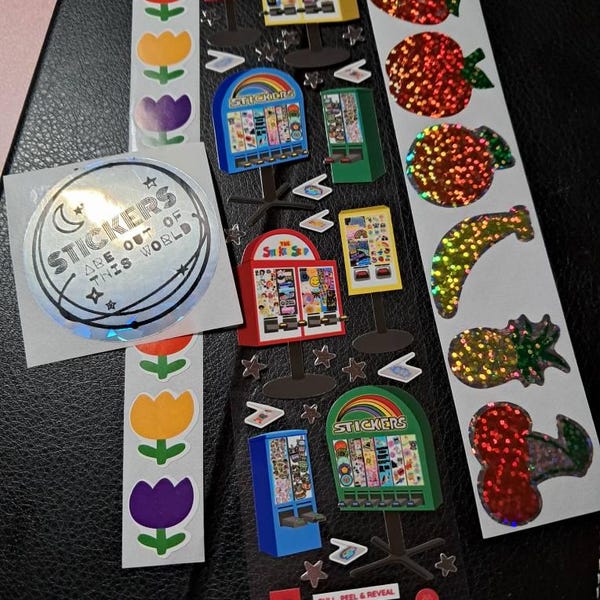 Vending Machine Quarter Gumball Vend Stickers - Etsy