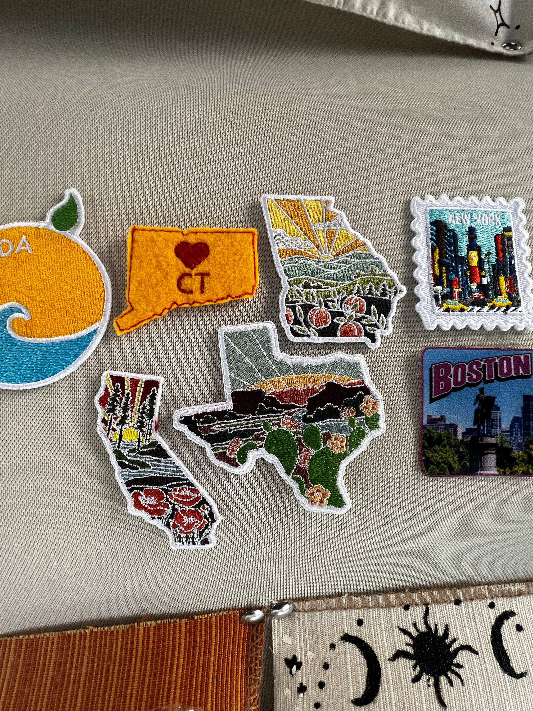 Texas Iron-On Patch | 2.5&quot; Patch | Embroidered Sew-on or Iron-on Applique