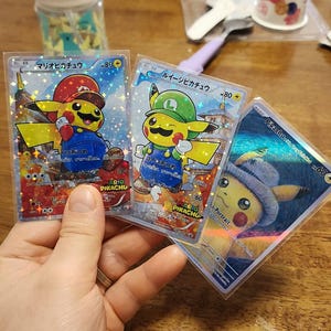 マリオ ピカチュウ - XY プロモ #296 (ルイージ) - プロキシカード