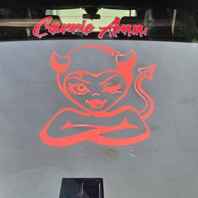 She Devil Cartoon Vinyl Decal #FAN006 - Etsy
