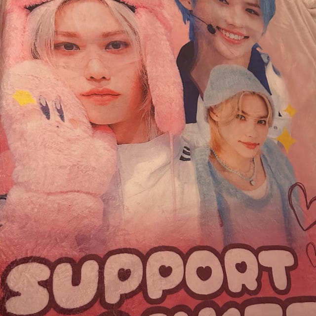 Felix Stray Kids Blanket, Soft Microfiber Throw for Skz Fans, Kpop