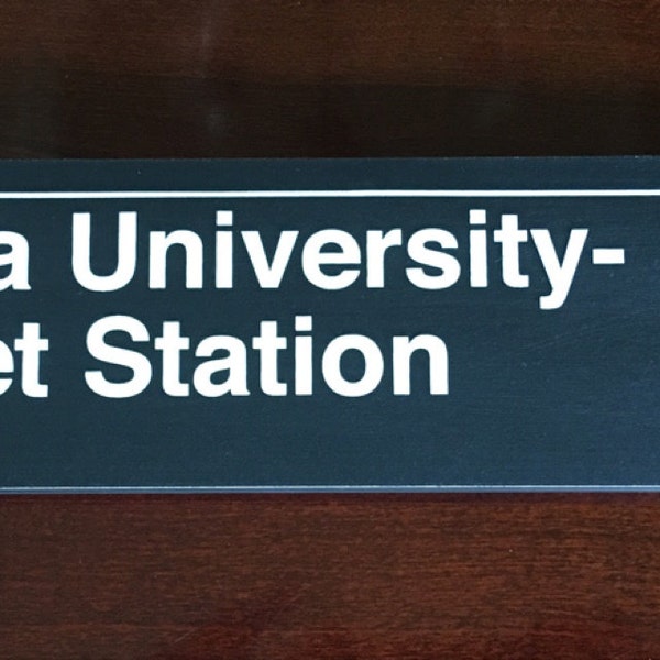 Columbia University- 116 Street Station - New York City Subway Sign
