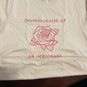 Original Granddaughter of an Immigrant 