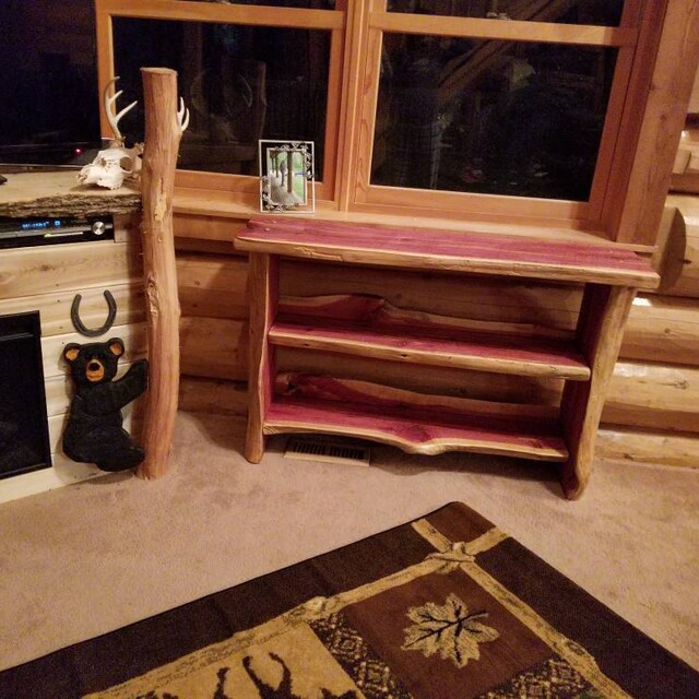 Log Quilt Ladder Rack Quilt Display Rustic Quilt Rack Etsy