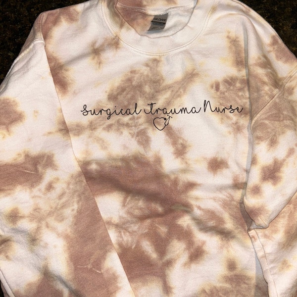 Stretch Viscose 3/4 Sleeve Tee in Sapphire Tie Dye main image 1