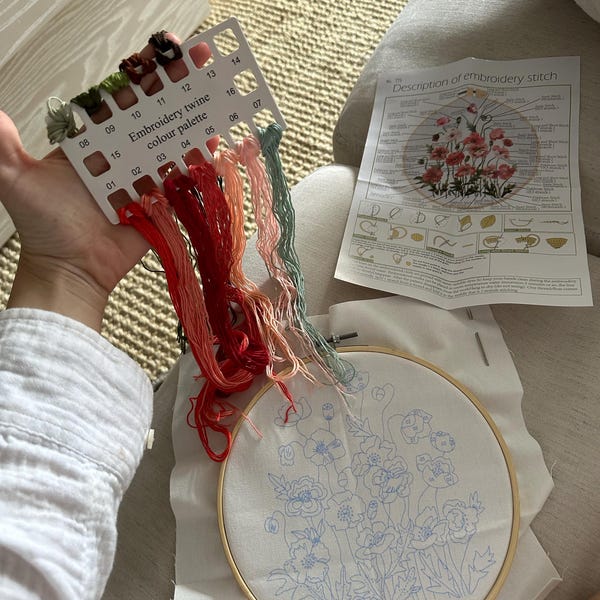 Kit De Broderie Crewel Serene Feline – Needlecrafts Society – Vintage Neuf Scellé