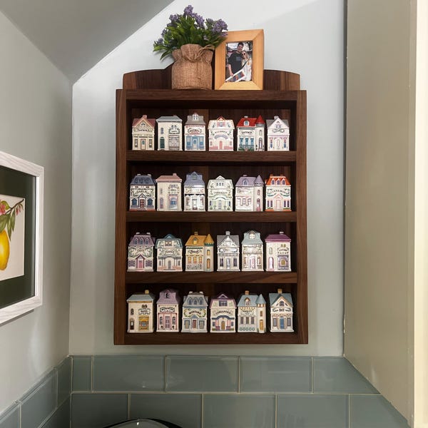 Spice Rack Shelf for Lenox Spice Village | Handmade Solid Hardwood ...