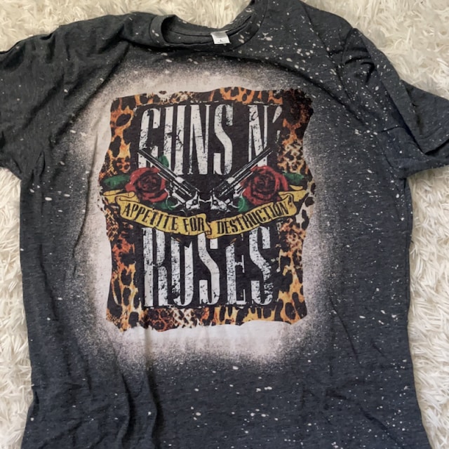 Guns N' Roses Cheetah Inspired T-shirt | Rock Band Shirt | 80's