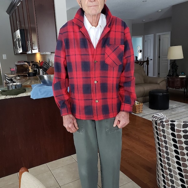 Men's Overshirt Jacket Sewing Pattern: Workwear Style (2XS-4XL) (PDF ...