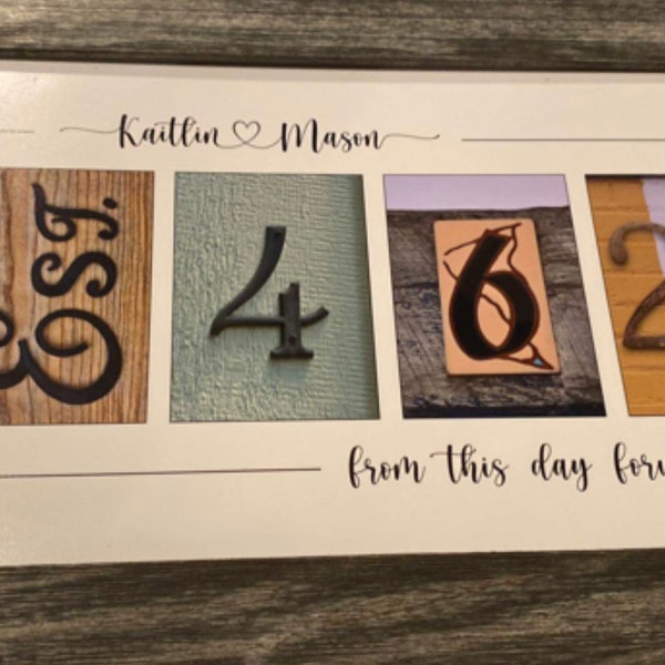 Personalized Wedding Gift for Couple, Unique Wedding Gift for Couple ...