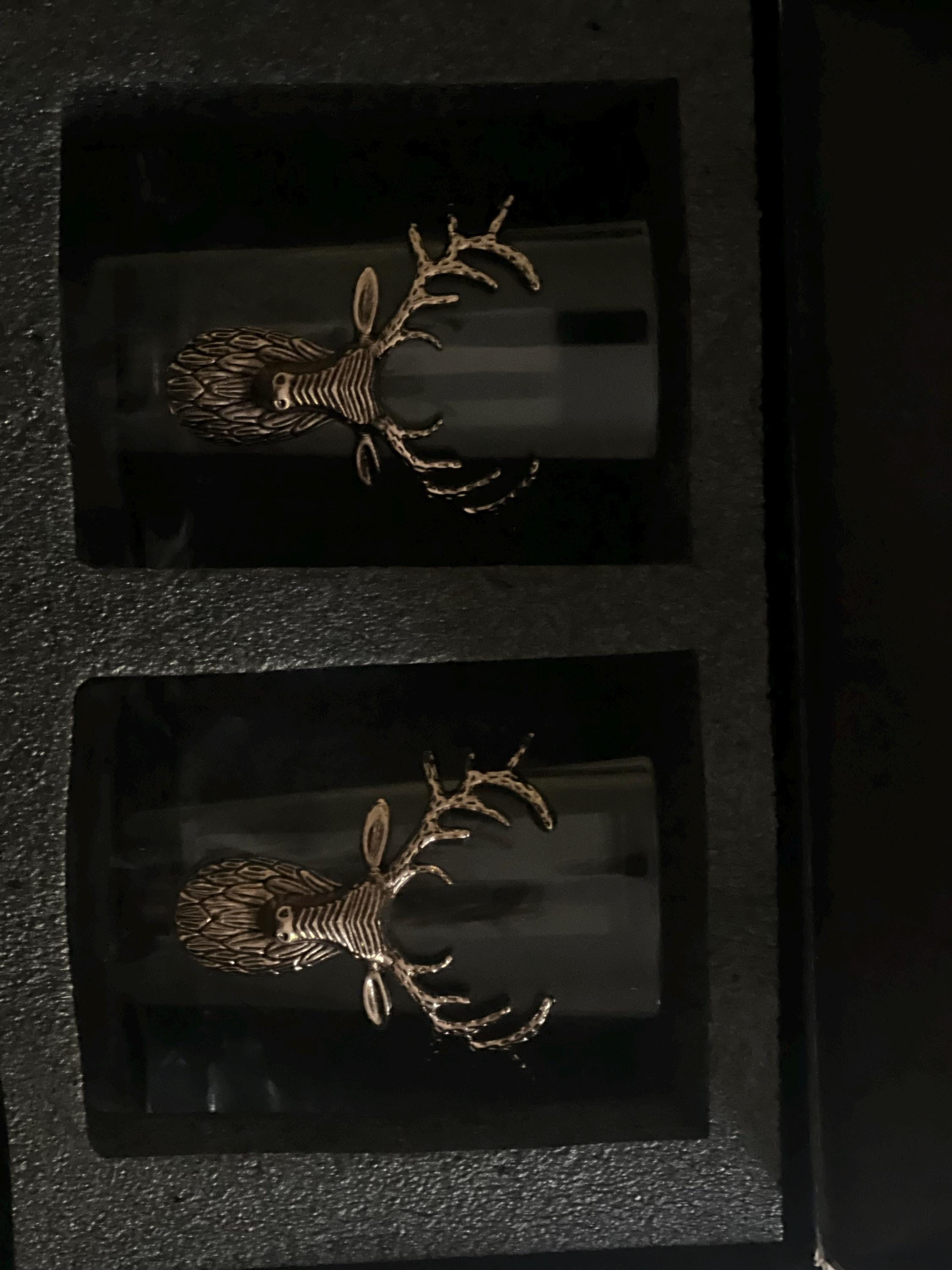 Deer Whiskey Glasses Set Old Fashioned Glasses Whiskey Glass Whiskey Gifts for Him Stag Glasses Gifts Fathers Day Gifts Whiskey Gift For Dad