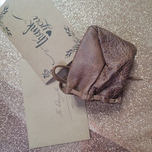 Brown Leather Pouches, Coin Pouch, Leather Drawstring Bag, Dice Pouch ...