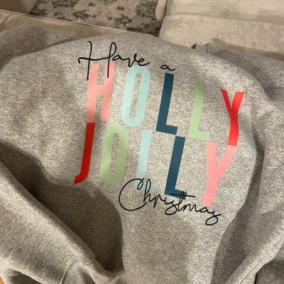Have A Holly Jolly Christmas Graphic Tee Heather Dust - Jackie Z Style Co. main image 1