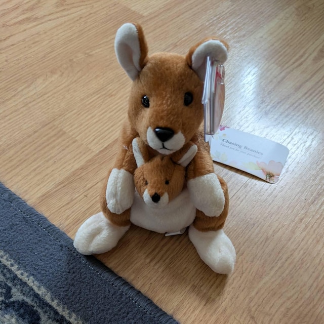 Ty Beanie Baby カンガルー - カンガルーのビーニーベイビー（6インチ