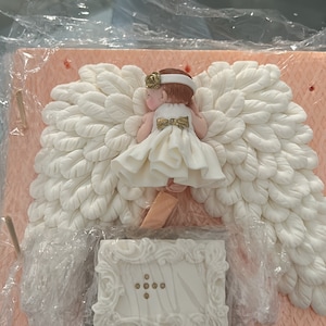Rosa bianco nero piuma ali d'angelo Cake Topper piuma decorazioni per torta di compleanno per anniversario matrimonio Baby Shower Party