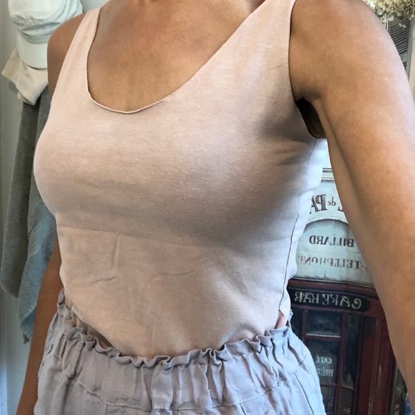 Walsh Tank Top in Cotton Hemp