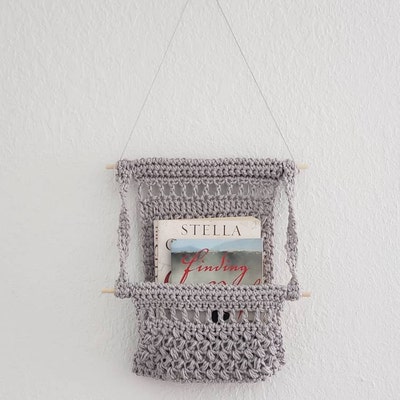 Boho Book Nook Crochet Pattern Crochet Wall Hanging Pattern - Etsy